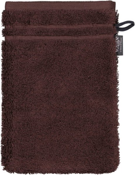 Vossen Handtücher Vienna Style Supersoft - Farbe: dark brown - 6930 - Waschhandschuh 16x22 cm