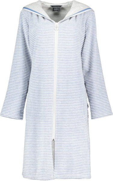 Cawö Bademäntel Damen Kurzmantel mit Kapuze 6222 - Farbe: capri - 11 - S