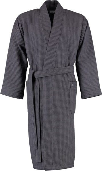 Möve Bademantel Kimono Homewear - Farbe: graphit - 843 (2-7612/0663) - XXL