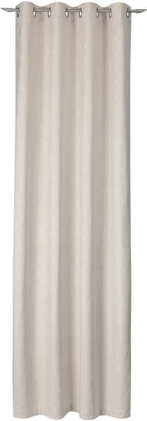 JOOP! Vorhang Gardine Emboss mit Ösen - Größe: 140x250 cm - Farbe: Natur - 030