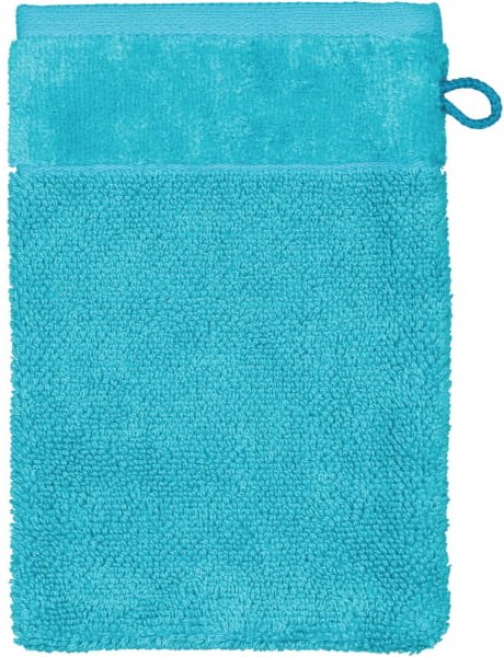 Möve Bamboo Luxe - Farbe: ocean - 460 (1-1104/5244) - Waschhandschuh 15x20 cm