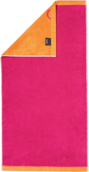 Cawö Handtücher Lifestyle Splash 7071 - Farbe: pink/mandarine - 23 - Handtuch 50x100 cm