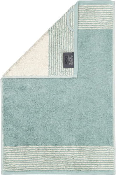 Cawö Handtücher Luxury Home Two-Tone 590 - Farbe: salbei - 43 - Gästetuch 30x50 cm