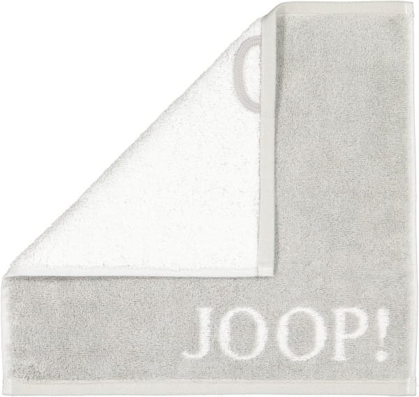 JOOP! Classic - Doubleface 1600 - Farbe: Silber - 76 - Seiflappen 30x30 cm
