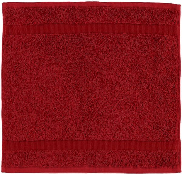 Rhomtuft - Handtücher Princess - Farbe: cardinal - 349 - Seiflappen 30x30 cm