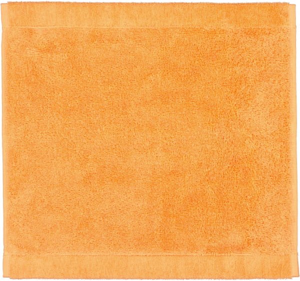 Cawö Handtücher Life Style Uni 7007 - Farbe: mandarine - 316 - Seiflappen 30x30 cm