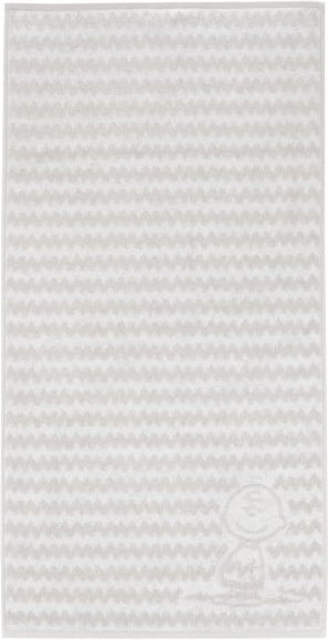 Vossen Handtücher PEANUTS Charlie Brown - Farbe: pearl grey - 0003 - Duschtuch 67x140 cm