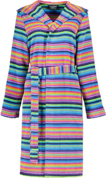 Cawö Bademäntel Damen Kapuze Kapuze 1454 - Farbe: multicolor - 14 - L