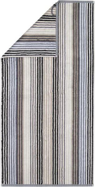 Cawö - Unique Streifen 944 - Farbe: anthrazit - 77 - Handtuch 50x100 cm