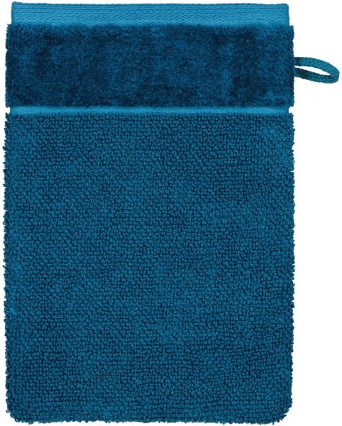 Thumbnail - Möve Bamboo Luxe - Farbe: deep lake - 386 (1-1104/5244) - Waschhandschuh 15x20 cm