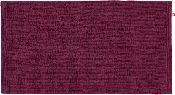 Rhomtuft - Badteppich Pur - Farbe: berry - 237 - 70x130 cm