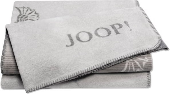 JOOP! Wohndecken Faded Cornflower - Farbe: Stein - 150x200 cm