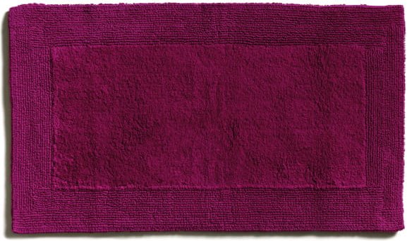 Möve Badteppiche Doubleface - Farbe: berry - 266 - 60x100 cm