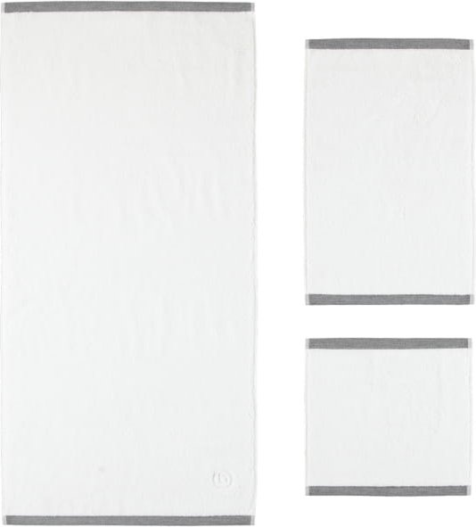 bugatti Handtücher Prato - Farbe: weiß - 030 - Waschhandschuh 16x22 cm