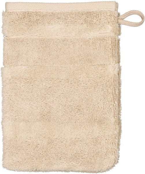 Cawö - Noblesse2 1002 - Farbe: 375 - sand - Waschhandschuh 16x22 cm