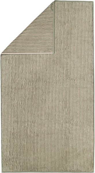 Cawö Handtücher Two-Tone Stripes 480 - Farbe: field - 34 - Duschtuch 80x150 cm