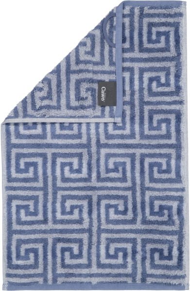Cawö Handtücher Noblesse Elegance Allover 1088 - Farbe: nachtblau - 11 - Gästetuch 30x50 cm