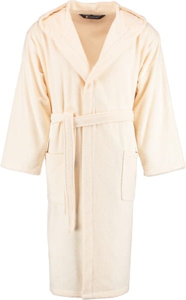 Rhomtuft - Bademantel Baronesse unisex - Farbe: natur-jasmin - 20 - S