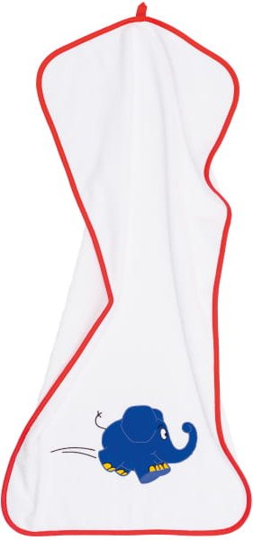 Smithy Die Sendung mit dem blauen Elefanten - Kinderhandtuch 50 x 100 cm - Farbe: weiß (1503045)