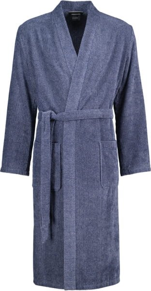 Cawö Home Herren Bademantel Kimono 5507 - Farbe: denim - 17 - XL