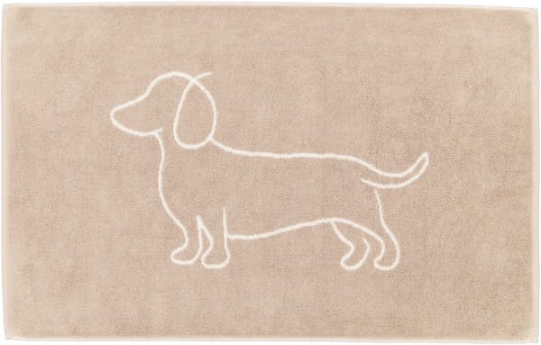 Cawö Badematten WE LOVE DOGS Companion 6248 - Farbe: natur/beige - 33 - 50x80 cm