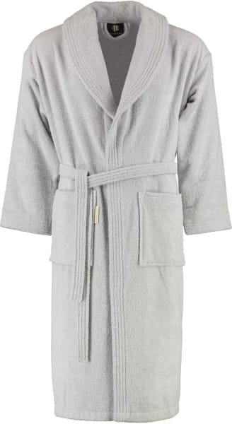 Rhomtuft - Bademantel Sir & Lady - Unisex - Farbe: perlgrau - 11 - M