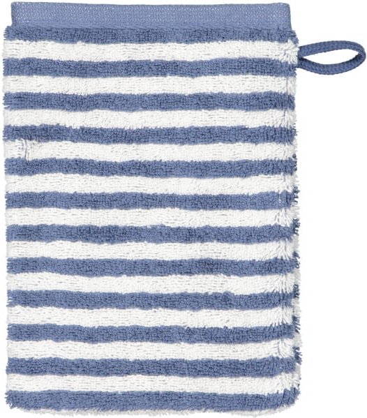 Cawö - Campus Ringel 955 - Farbe: nachtblau - 17 - Waschhandschuh 16x22 cm
