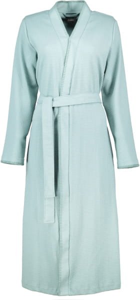 Cawö Home Damen Bademantel Kimono Pique 812 - Farbe: salbei - 44 - XS