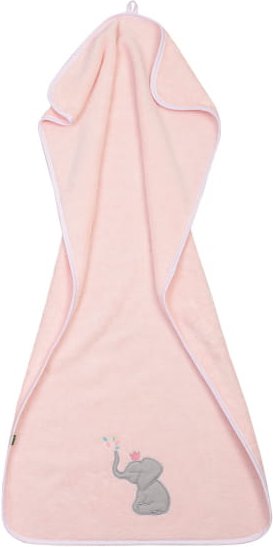 Smithy Pastellflausch Elefant - Kinderhandtuch 50 x 100 cm - Farbe: rosa (2003120)