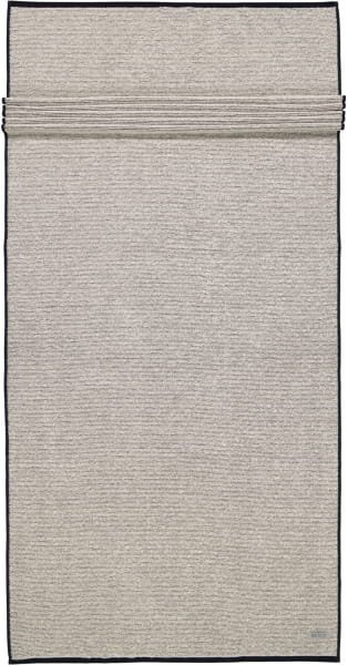 Möve Handtücher Eden Querrippe - Farbe: nature/black - 081 - Saunatuch 80x200 cm