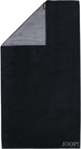 JOOP! Classic - Doubleface 1600 - Farbe: Schwarz - 90 - Duschtuch 80x150 cm