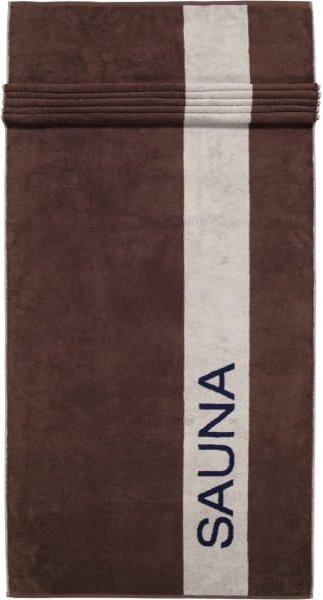Cawö Saunatücher SAUNA 6238 - Farbe: mokka - 37 - 80x200 cm