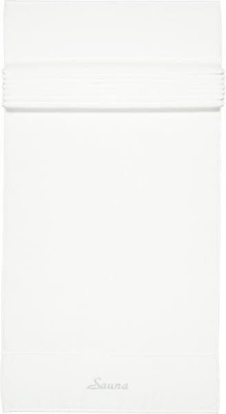 frottana Saunatücher Pearl - Farbe: snow - 901 - 80x200 cm