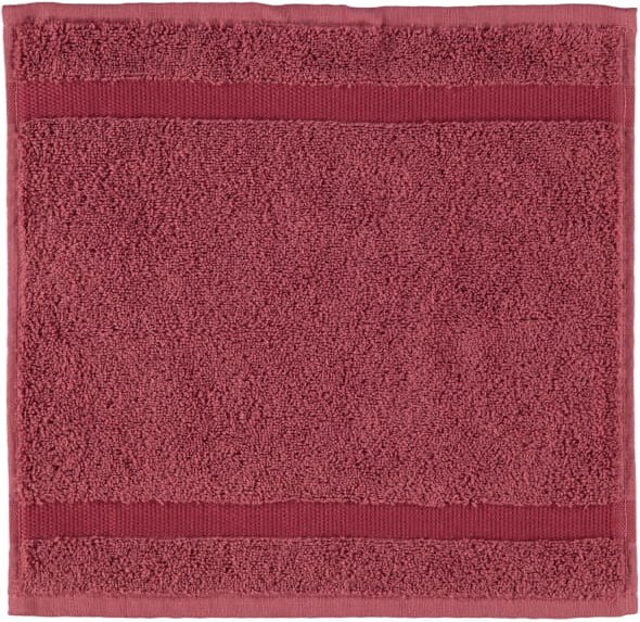 Rhomtuft - Handtücher Princess - Farbe: marsala - 391 - Seiflappen 30x30 cm