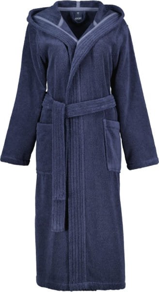 JOOP! Damen Bademantel - Kapuze 1649 - Farbe: Blau - 175