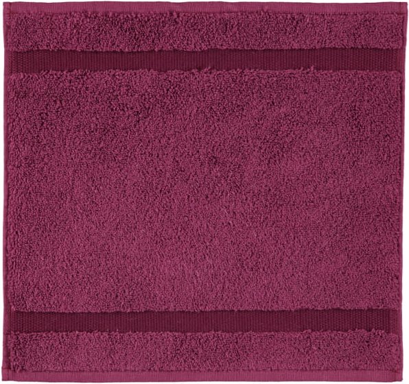 Rhomtuft - Handtücher Princess - Farbe: berry - 237 - Seiflappen 30x30 cm