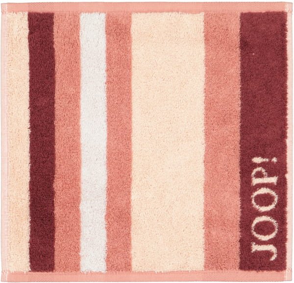 JOOP! Handtücher Vibe Streifen 1698 - Farbe: puder - 22 - Seiflappen 30x30 cm