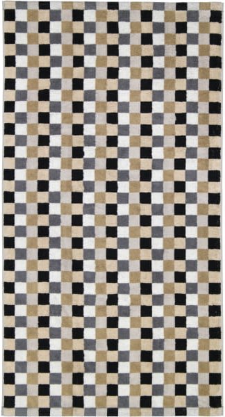 Cawö - Life Style Karo 7047 - Farbe: 37 - kiesel - Duschtuch 70x140 cm