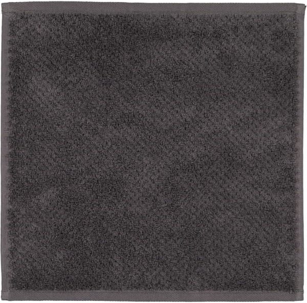 Cawö Handtücher Pure 6500 - Farbe: basalt - 740 - Seiflappen 30x30 cm