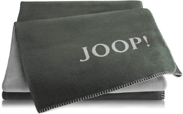 JOOP! Wohndecke Melange-Doubleface - Größe: 150x200 cm - Farbe: Agave-Graphit