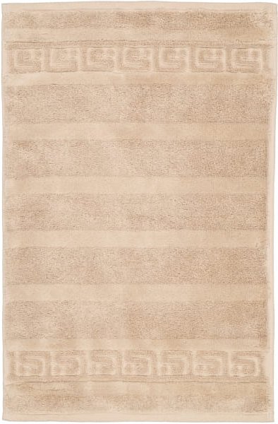 Cawö - Noblesse Uni 1001 - Farbe: 375 - sand - Gästetuch 30x50 cm