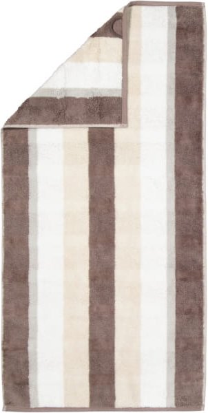 Cawö Handtücher Noblesse Stripe 1087 - Farbe: walnuss - 30 - Handtuch 50x100 cm