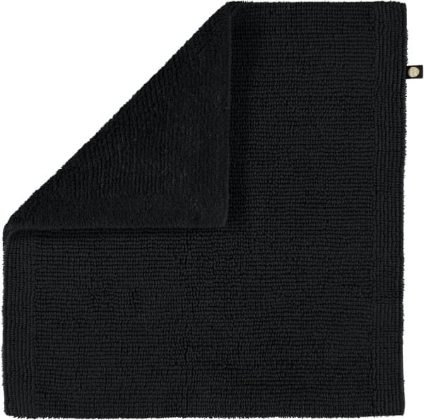 Rhomtuft - Badteppich Pur - Farbe: schwarz - 15 - 60x60 cm