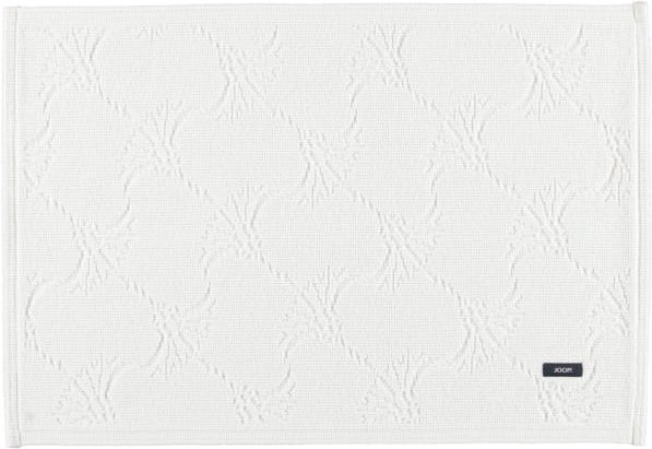 Thumbnail - JOOP! - Badteppich New Cornflower 60 - Farbe: Weiß - 001 - 60x90 cm