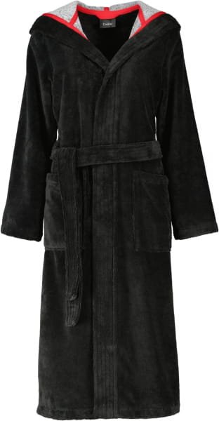 Cawö Home Bademäntel Damen Kapuze Doubleface 830 - Farbe: lava - 97