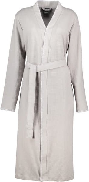 Cawö Home Damen Bademantel Kimono Pique 812 - Farbe: stein - 70 - XS