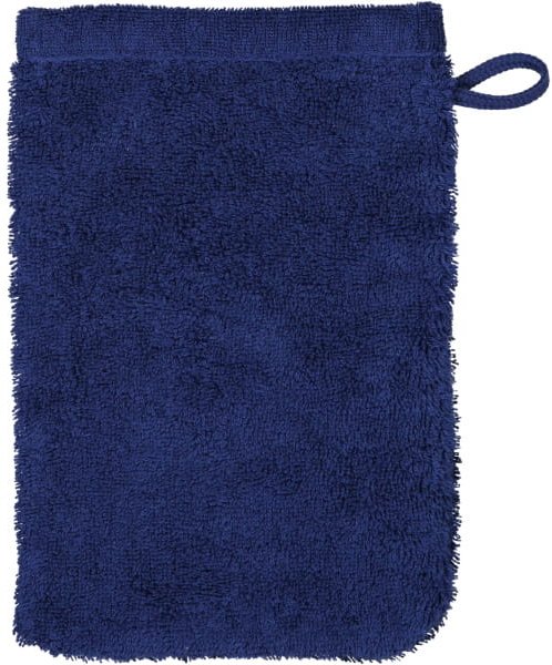 Cawö Handtücher Life Style Uni 7007 - Farbe: navy - 133 - Waschhandschuh 16x22 cm