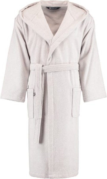 Rhomtuft - Bademantel Baronesse unisex - Farbe: perlgrau - 11