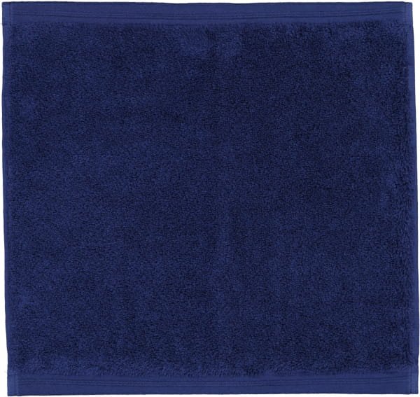 Vossen Handtücher Vegan Life - Farbe: marine blau - 4930 - Seiflappen 30x30 cm