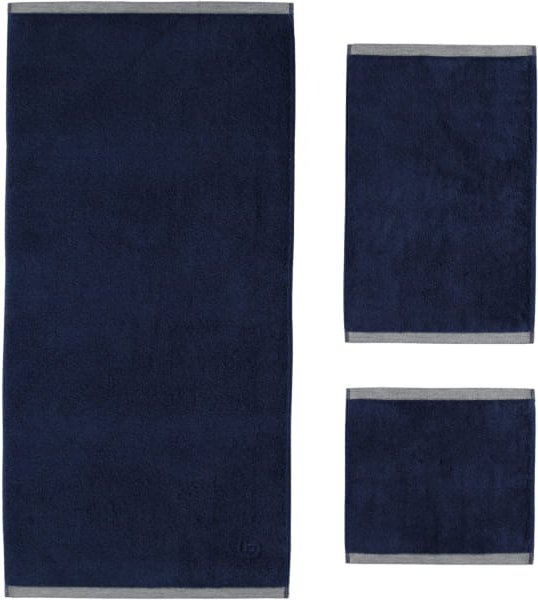 bugatti Handtücher Prato - Farbe: marine blau - 493 - Waschhandschuh 16x22 cm